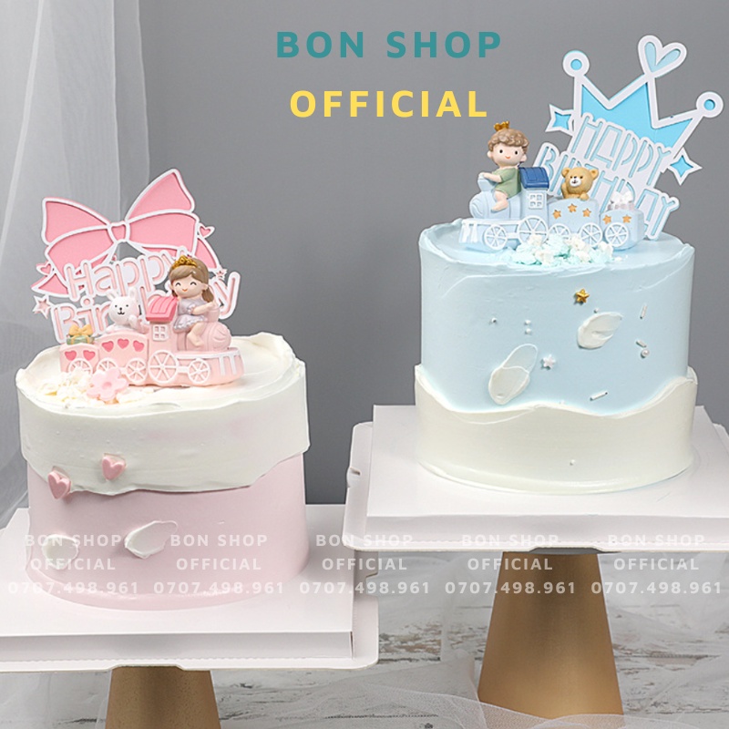 Topper bằng xốp dùng để trang trí bánh kem hoặc cupcake