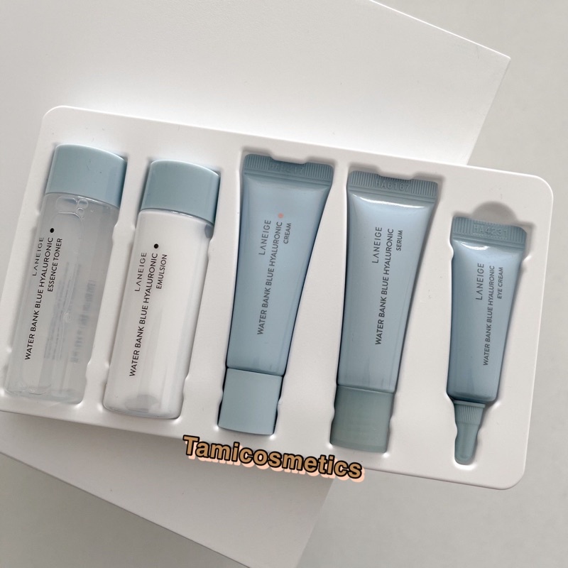 Set Dưỡng Laneige Water Bank Blue Hyaluronic