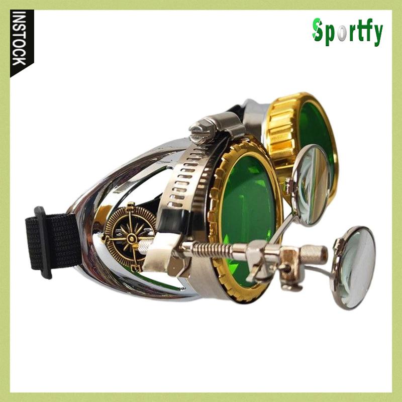 Kính Râm Thời Trang Steampunk Gọng Kính Vuông