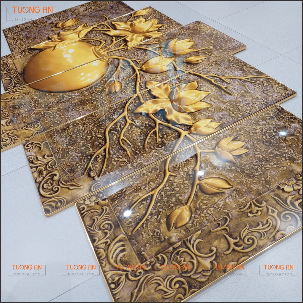 Tranh Tráng Gương Treo Tường, Tranh Decor Phòng Khách Cỡ Lớn