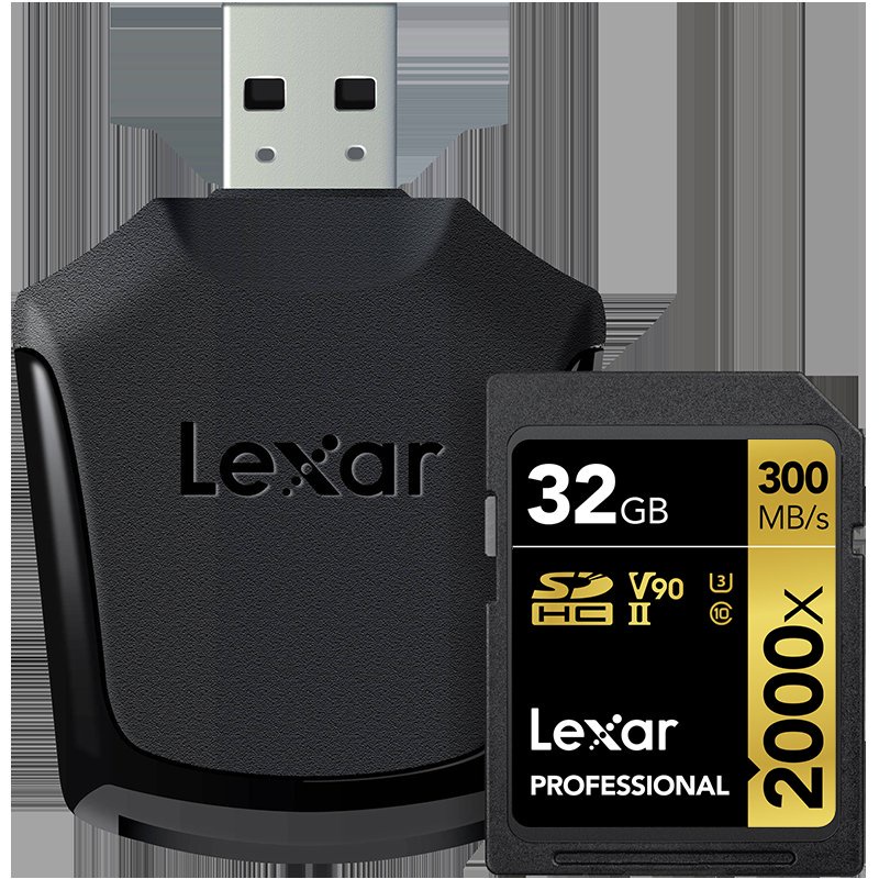 Thẻ Nhớ Lexar 128GB 64GB 32GB 300mb / s Sdhc 2000x Cho Sd Card Sdxc Uhs-ii U3