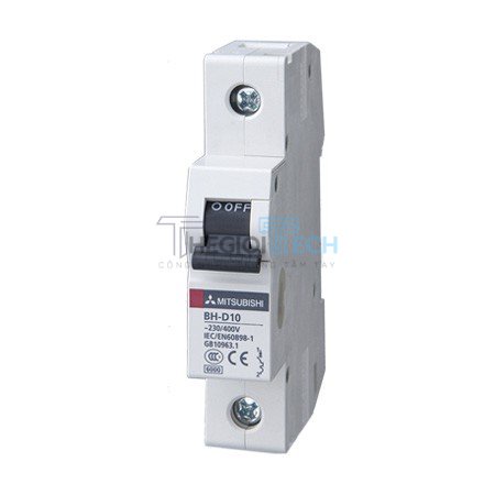 MCB Mitsubishi BH-D10 1P 10kA C N 0.5
