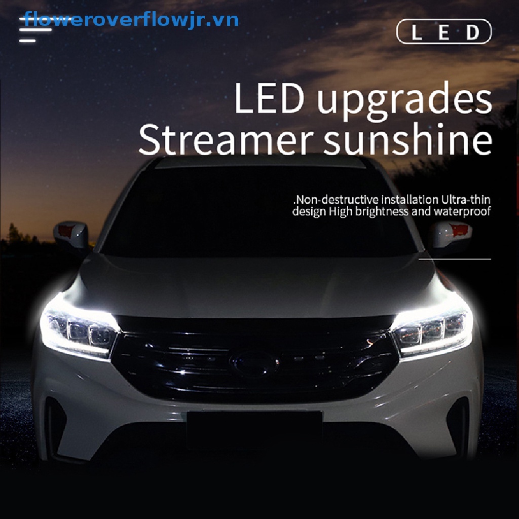Dải Đèn Led DRL 12V Linh Hoạt Chạy Ban Ngày Cho Xe Hơi