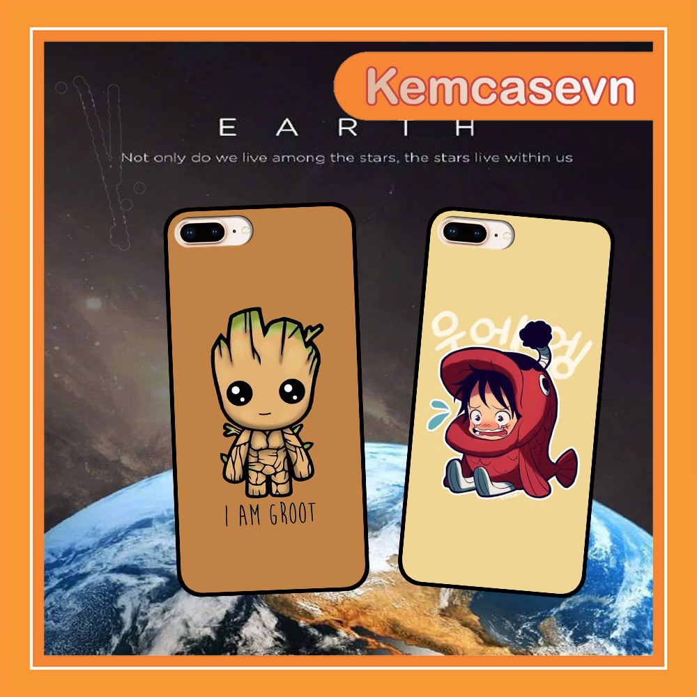 Ốp Iphone 5/6/6s/6 Plus - Iphone 7/8/7 Plus/8 Plus In Hình Marval, Luffy, Cute .(2)