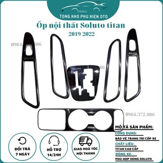 Ốp Nội Thất Xe Kia Soluto 2019-2023, chất liệu Titan cao cấp ( Số tự động+ Số Sàn)