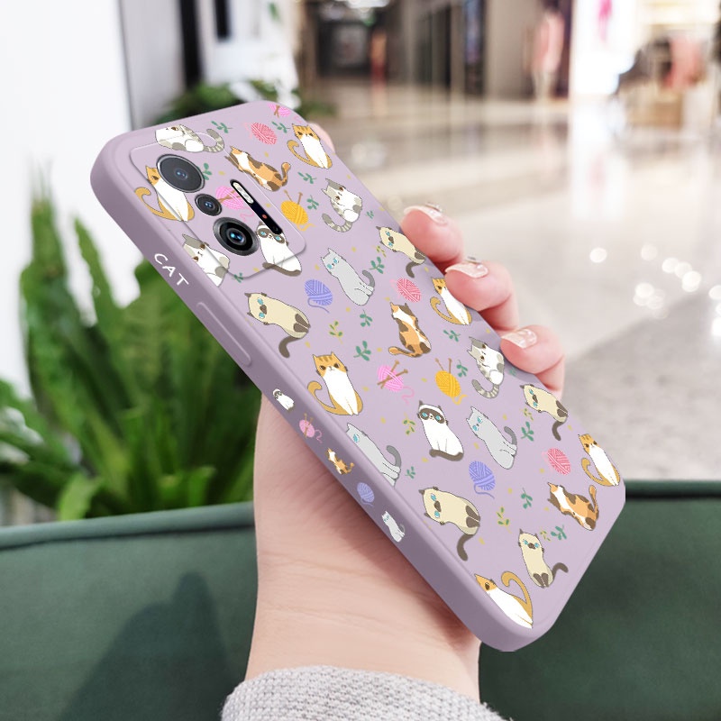 Ốp Điện Thoại Họa Tiết Mèo Đơn Giản Cho xiaomi mi 13t 12t 11t 10t pro lite mi 9t pro