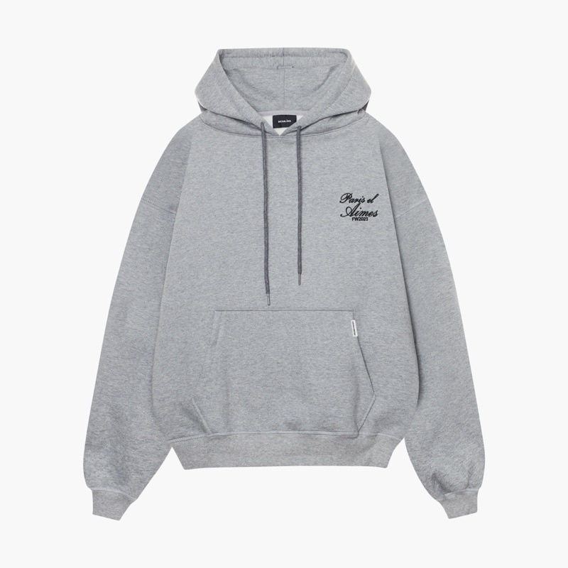 Áo Nỉ Hoodie Chính Hãng DCSG PARIS EL - Xám