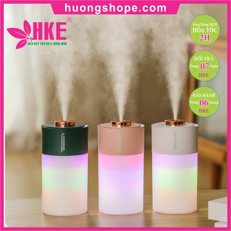 Máy xông tinh dầu ô tô cao cấp chuyên dành cho xe hơi, bàn làm việc... sử dụng dây usb, có pin tích điện