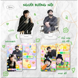 Standee nhựa mica, card jungkook bts