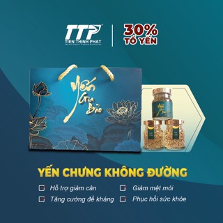 Yến Gia Bảo - Nước yến sào chưng không đường 30% yến tươi cao cấp