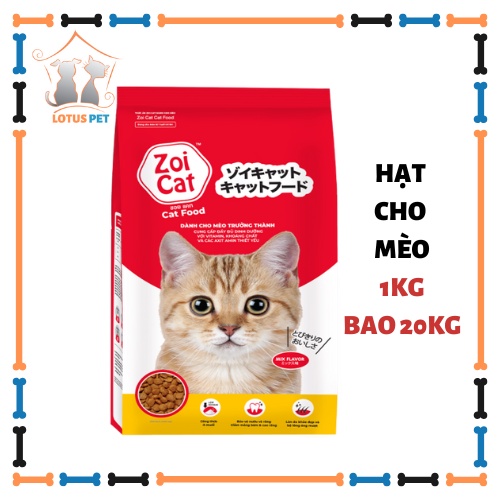 Thức ăn hạt Zoi Cat dành cho mèo trưởng thành - Bao 20kg