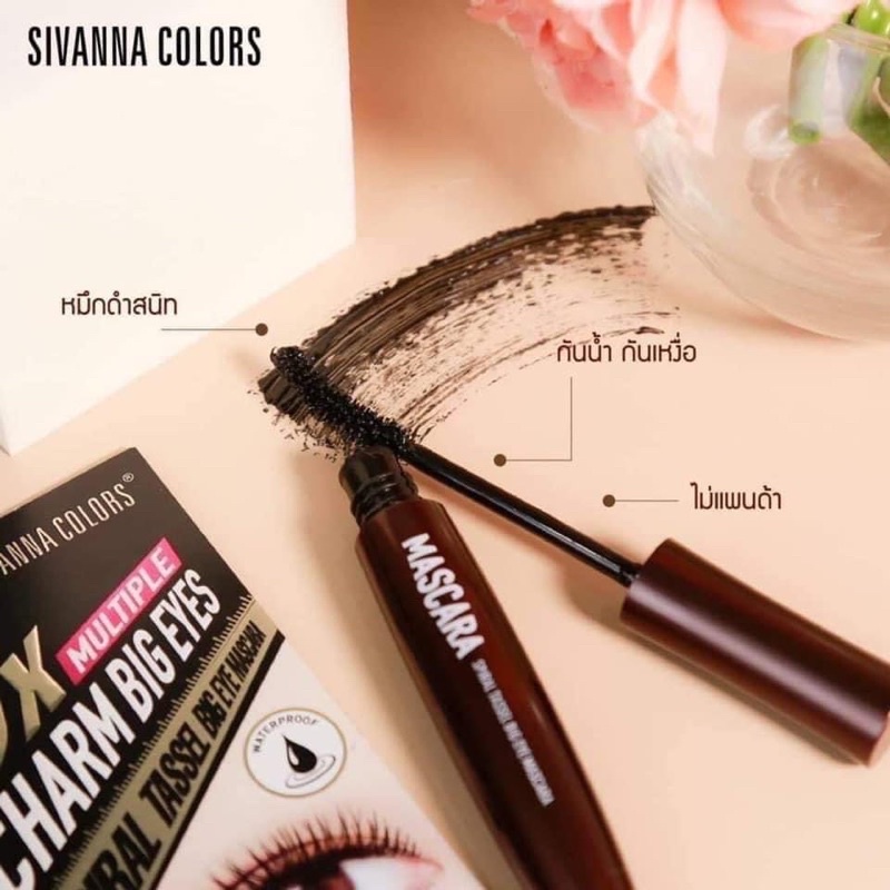 MASCARA SIVANNA 5X SPIRAL TASSEL BIG EYE HF916