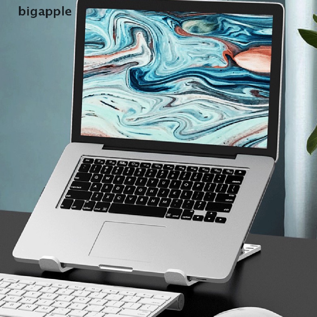 Giá Đỡ Laptop / Máy Tính Bảng Bằng Nhựa Thiết Kế Gấp Gọn Tiện Dụng