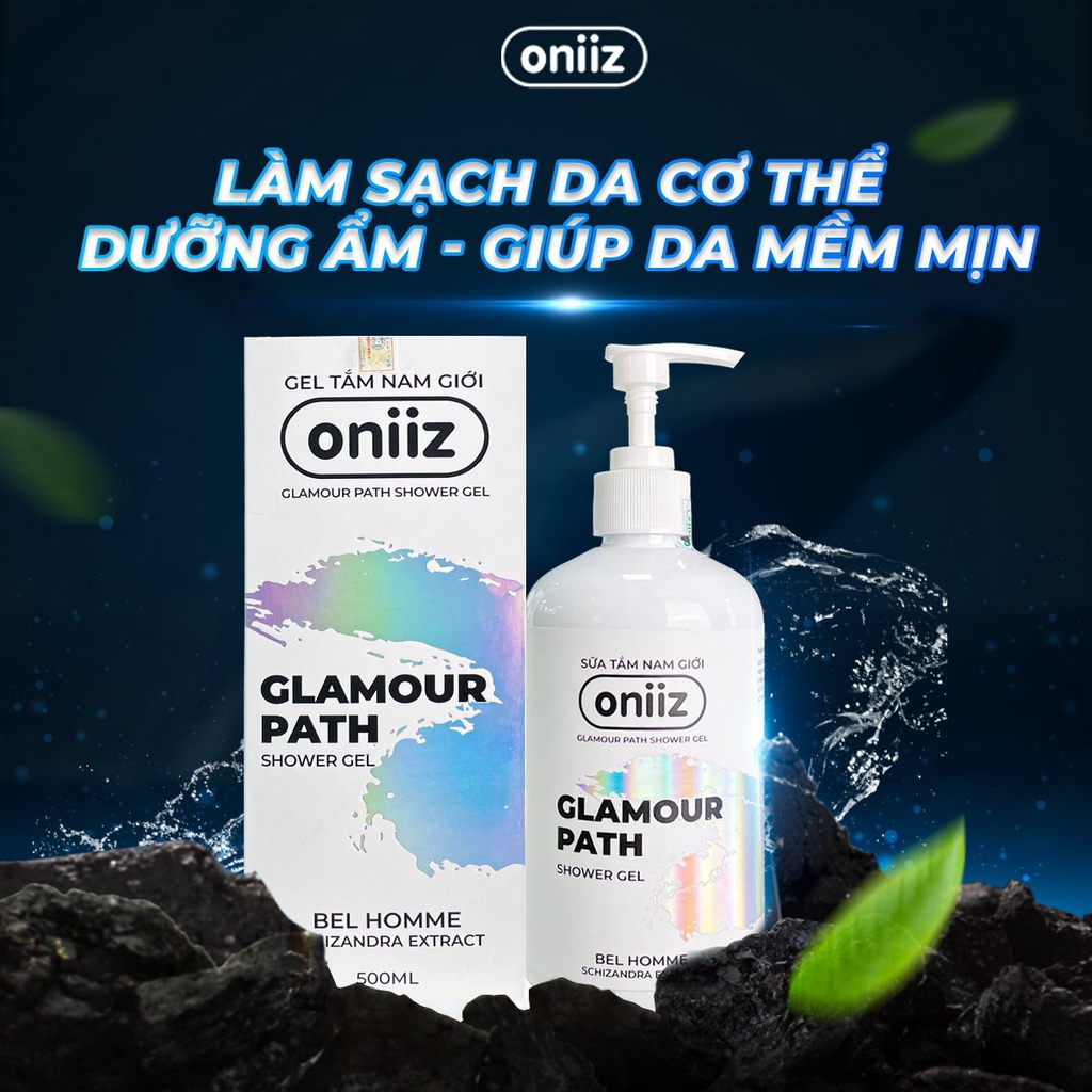 Bộ quà tặng nam giới Oniiz - Box Chải Chuốt Sữa tắm, nước hoa cao cấp, tặng bọt vệ sinh nam oniiz 100ml