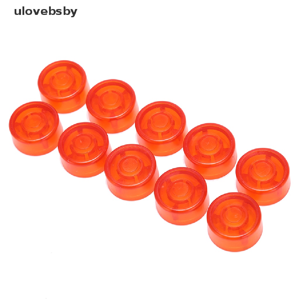 Ulovebsby 10 cái footswitch topper nhựa bumpers guitar effect pedal foot nail cap vn