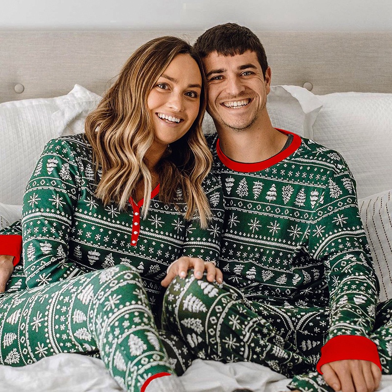 Bộ Đồ Ngủ Pijama Phong Cách Giáng Sinh 2023 Cho Mẹ Và Bé