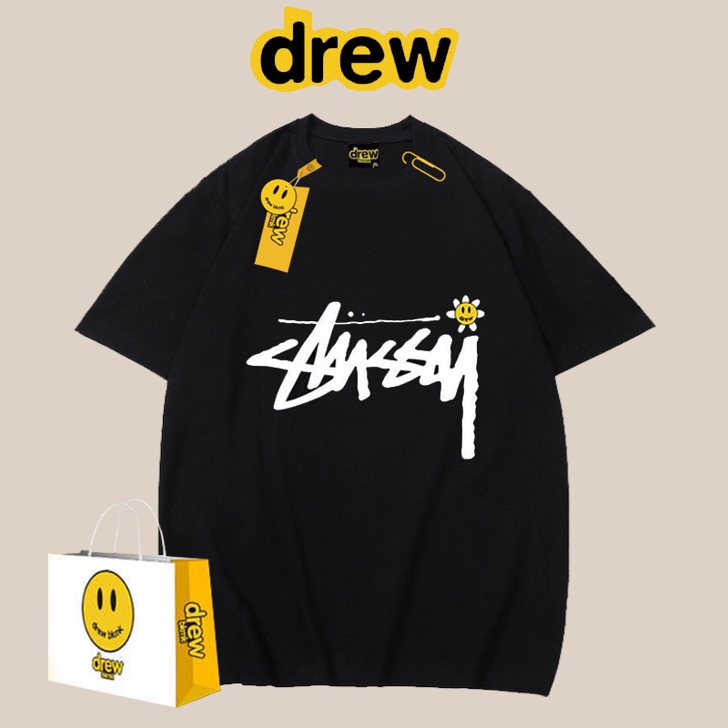 Áo Thun Tay Ngắn Dáng Rộng In Hình Justin Bieber house Thời Trang Mùa Hè Cho Cặp Đôi