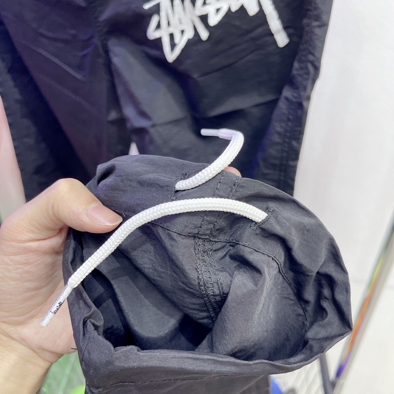 ⚡️[Hight Quality] - Quần Stussy x N.l.K.E Water Pants , Quần gió dài Stussy full tag túi