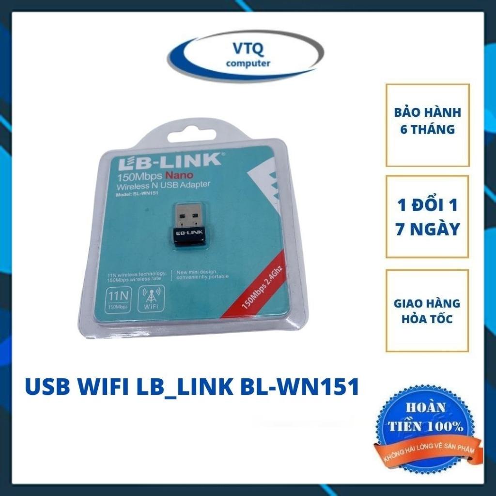 USB thu WIFI LB LINK NANO BL WN151, tiện lợi dùng cho laptop,pc bảo hành 12 tháng.shopphukienvtq