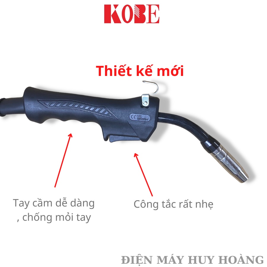 Bộ dây hàn mig không dùng khí 14ak dài 3m