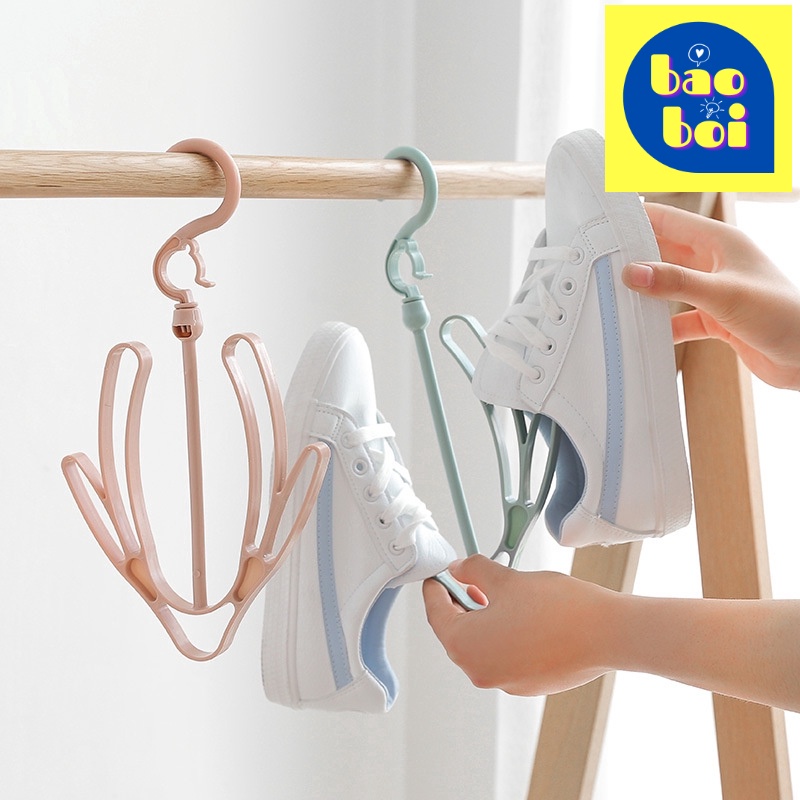 Móc Nhựa Phơi Giày Dép Đa Năng