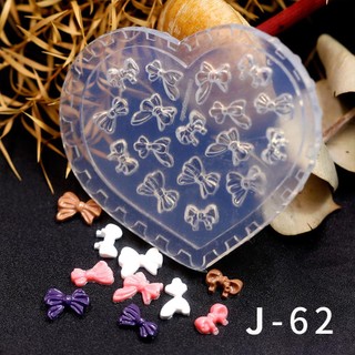 Khuôn silicon nặn charm nail, khuôn làm nail