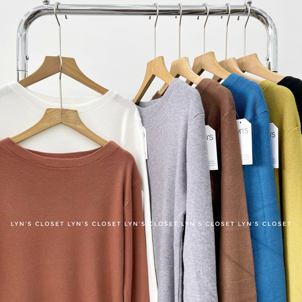 Áo len tay dài freesize có 7 màu - Lyn's Closet