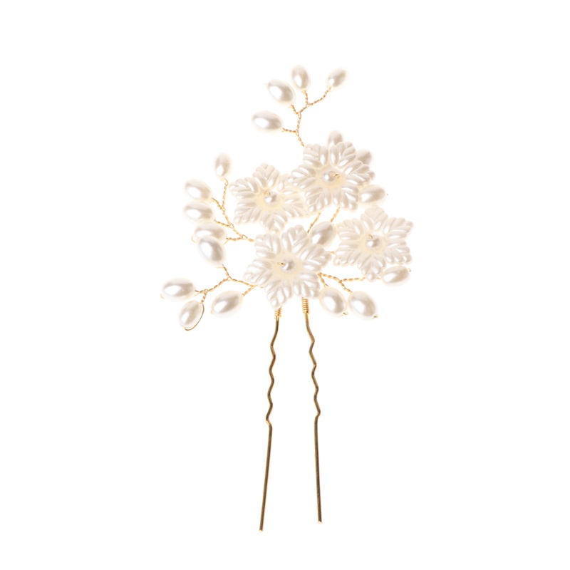 Trâm Cài Tóc Đính Ngọc Trai Sang Trọng Cho Cô Dâu