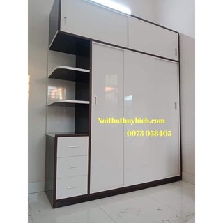 Tủ quần áo nhựa cánh lùa+kệ Freeship Tphcm