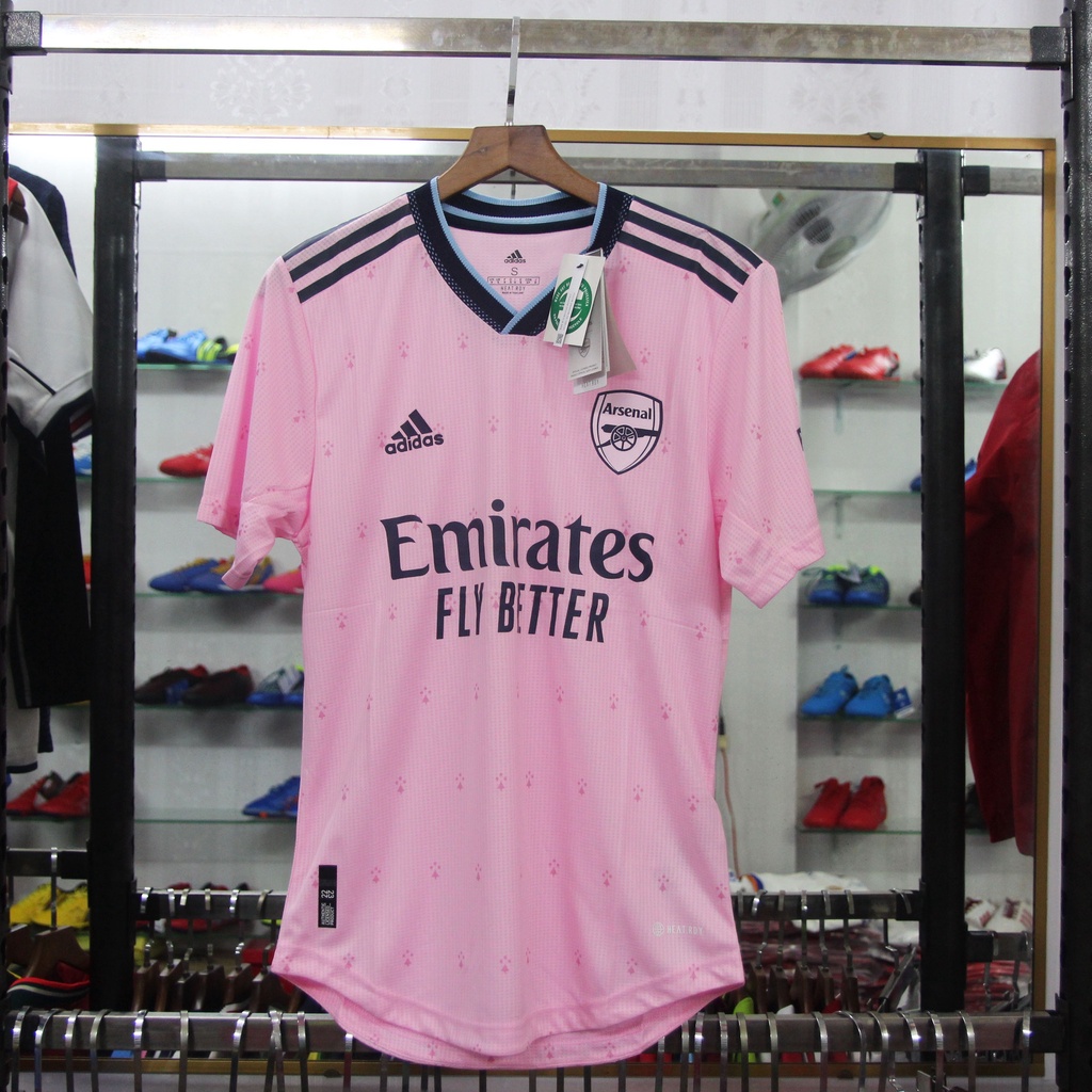 Bộ quần áo bóng đá Clb Arsenal Hồng sân khách 22/23 - Bản Player hàng Thái