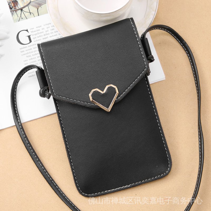 Túi Đựng Điện Thoại Di Động Trong Suốt Hình Trái Tim Đơn Giản Thời Trang Cao Cấp Phiên Bản Giới Hạn Thời Trang 2020 Giảm Giá Khuyến Mãi Giới Hạn Cho Nữ Sinh