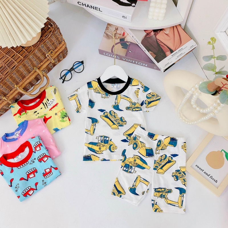 Bộ bozip ba lỗ  xuất dư loại 1 cho bé trai và gái