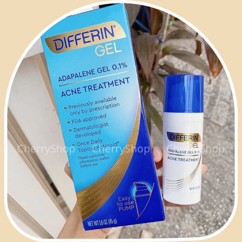 Gel mụn giảm mụn đầu Pump mẫu mới nhà Differin