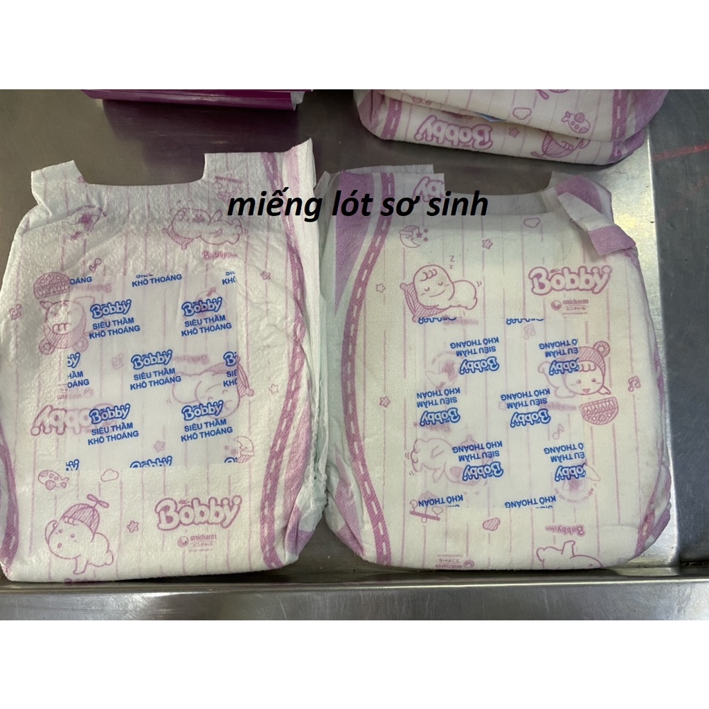 Bán lẻ miếng lót sơ sinh(dùng thay băng vệ sinh), tã dán XS, tã dán S Bobby