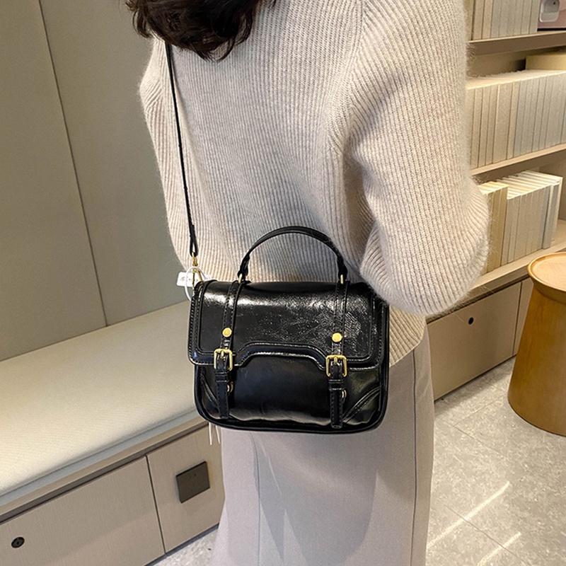 IELGY Túi Đeo Chéo Phong Cách retro Dễ Phối Đồ Thời Trang Cho Nữ