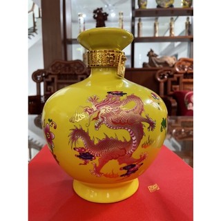 vỏ bình gốm sứ trang trí LONG PHỤNG