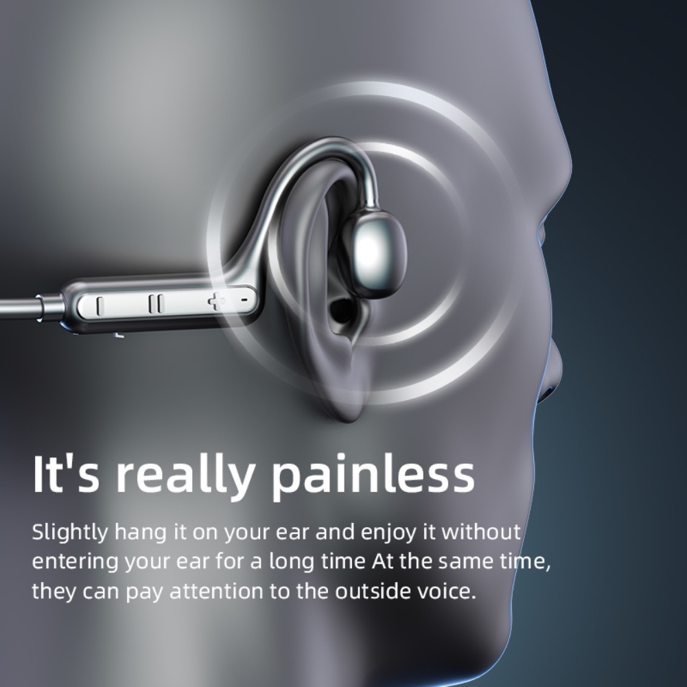 Tai Nghe Dẫn Truyền Xương K15 Mới Tai Nghe Bluetooth Không Dây Thời Gian Làm Việc 168H Tai Nghe Thể Thao Ngoài Trời Tai Nghe Đeo Cổ Không Dây