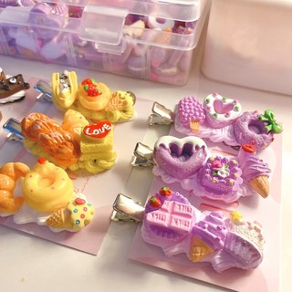 Kẹp tóc bọt biển handmade dễ thương