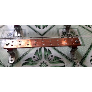 Thanh đồng tiếp địa busbar 40x4x300