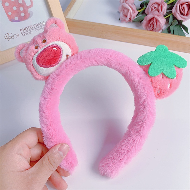 Băng Đô Công Chúa Hình Gấu Dâu Tây Dễ Thương