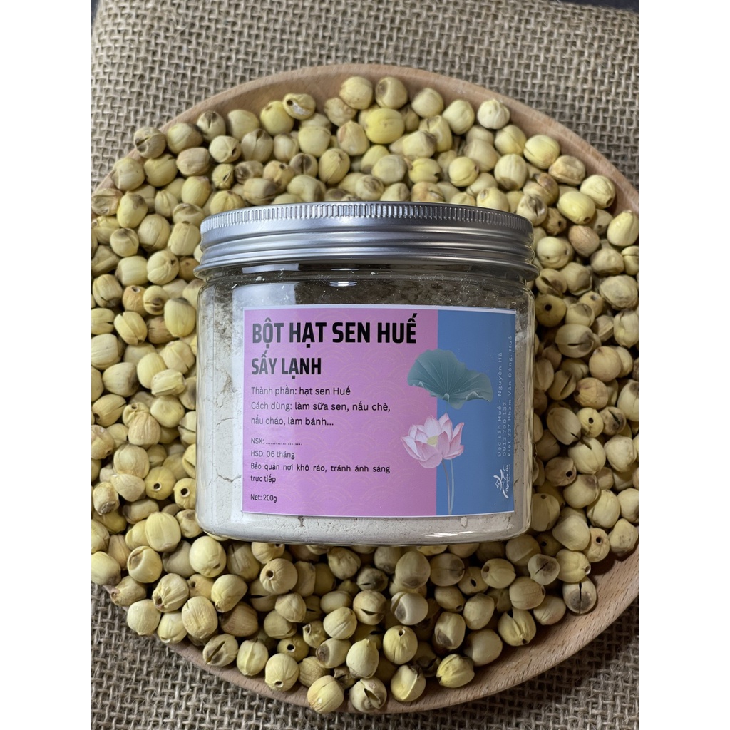 Bột hạt sen Huế nguyên chất 500g