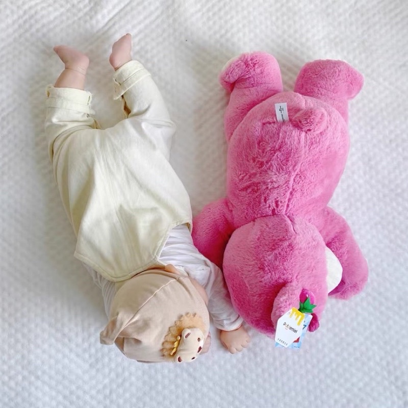 Gấu dâu Lotso lông mịn cao cấp loại 1 ôm ngủ dễ thương cho bé thú nhồi bông quà tặng