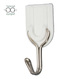 Set 6 Móc Treo Khăn Gắn Tường Tự Dính Màu Trắng Cho Nhà Bếp Nhà Tắm