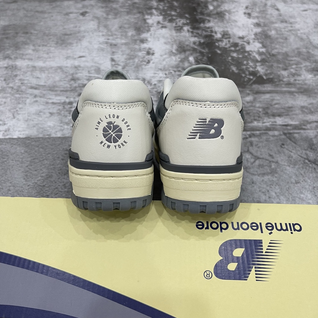 Giày Sneaker NB550 Xám Trắng, chất lượng cao