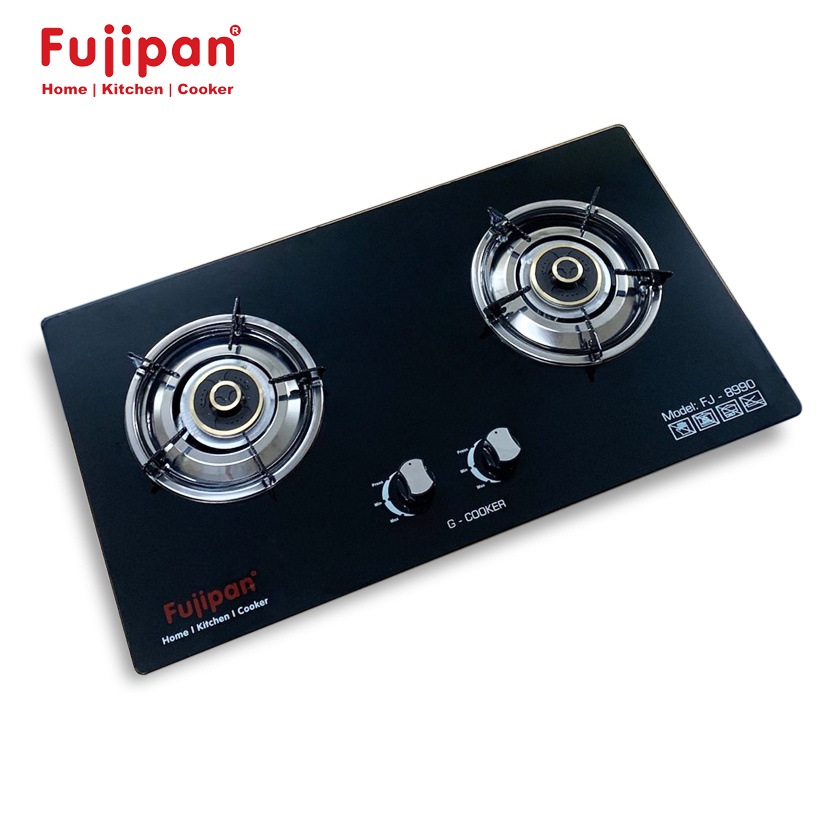 Bếp gas âm mặt kính chén đồng FUJIPAN FJ-8990V - Đánh lửa IC