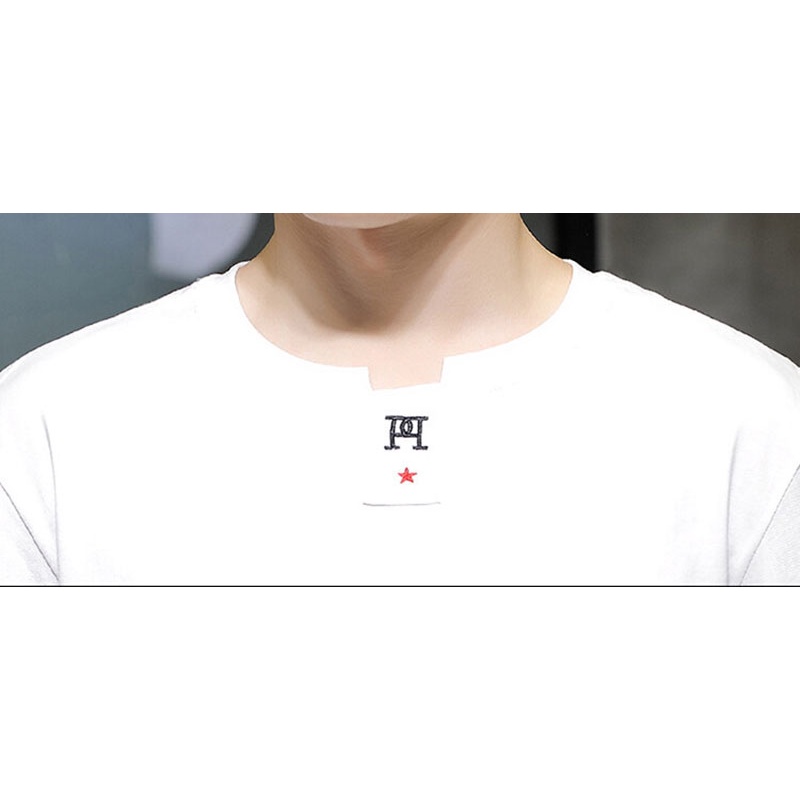 Áo Thun Lụa Lạnh Tay Ngắn Dáng Rộng Thời Trang Mùa Hè Cho Nam Giới