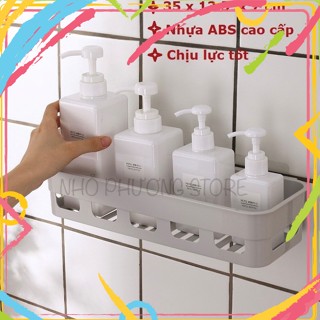 [SIZE LỚN]Kệ Nhựa ABS Cao Cấp Mã 0841 Dán Tường 35Cm/Kệ Đựng Đồ Nhà Tắm,Nhà Bếp.