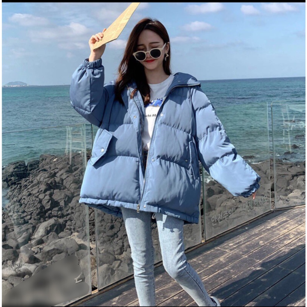Áo Khoác Phao Béo 5 MÀU HÀNG SIÊU SALE Áo khoác đại hàn cho nữ dáng rộng-NTHBOUTIQE