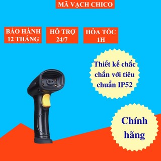 [GIÁ RẺ NHẤT] Máy đọc mã vạch CÔNG NGHIỆP MINDEO 2D MD6850 AT HD