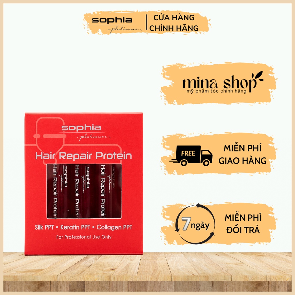 Protein phục hồi tóc hư nát Sophia Platinum Hàn Quốc